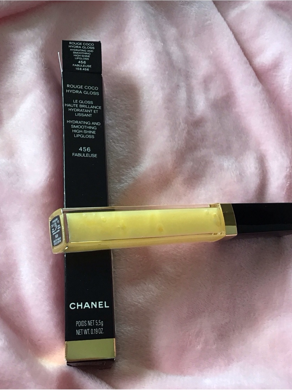 New CHANEL Rouge Coco Limited Edition Hydra Gloss in Yellow (456 Fabuleuse)